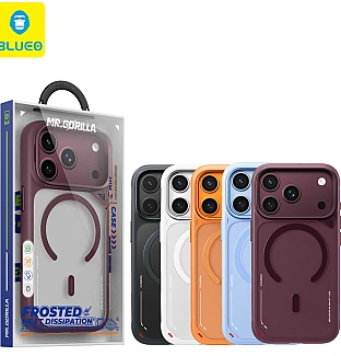 قاب Blueo بلو استند شونده با مگ سیف Frosted Heat Dissipation Anti-Slip STAND Magnetic Case Iphone